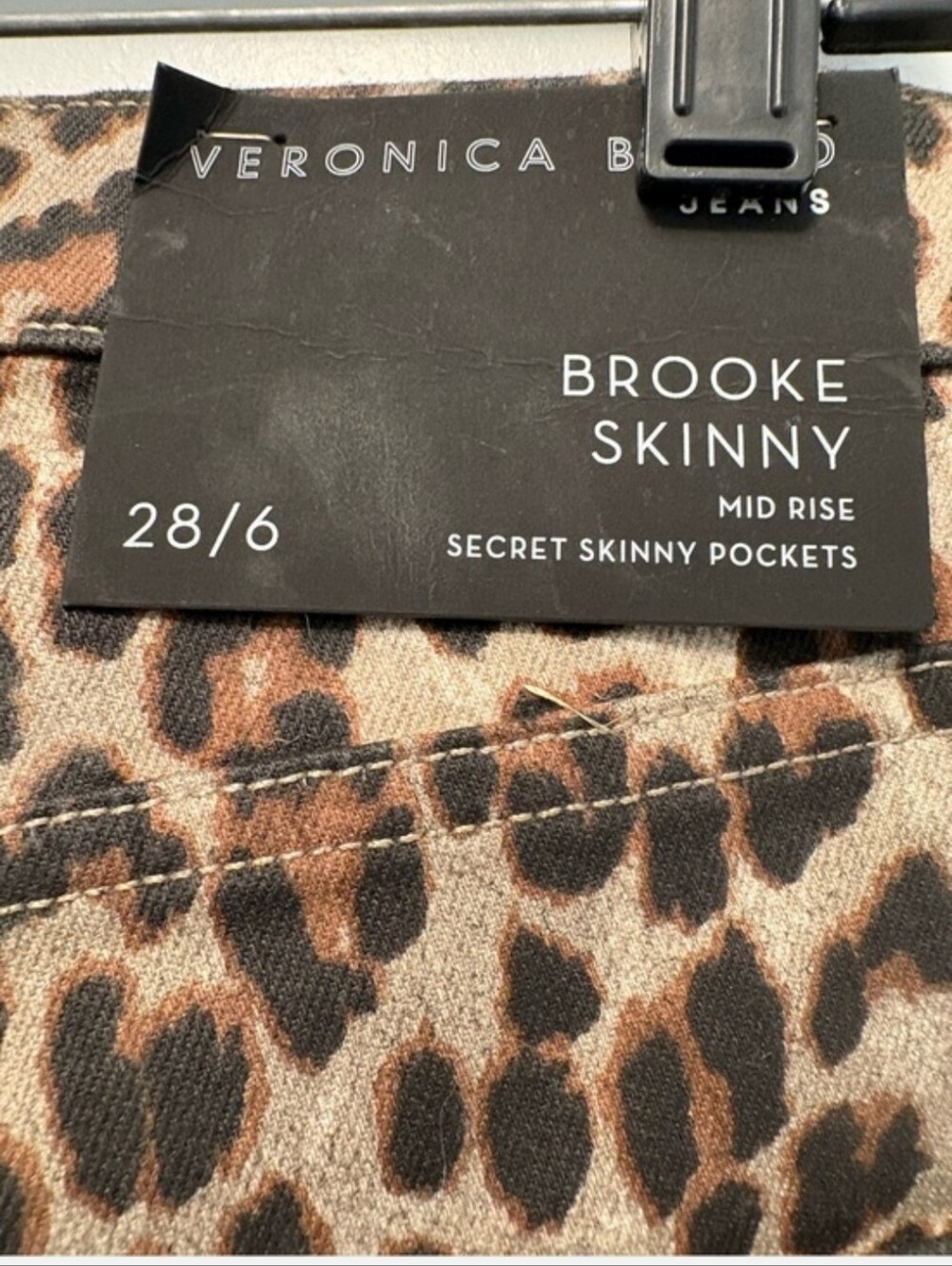 Veronica Beard Brooke Mid-Rise Skinny Jeans Sz 28/6 $278 MSRP - Picture 6 of 6